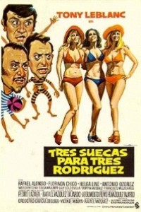 Caratula, cartel, poster o portada de Tres suecas para tres Rodríguez