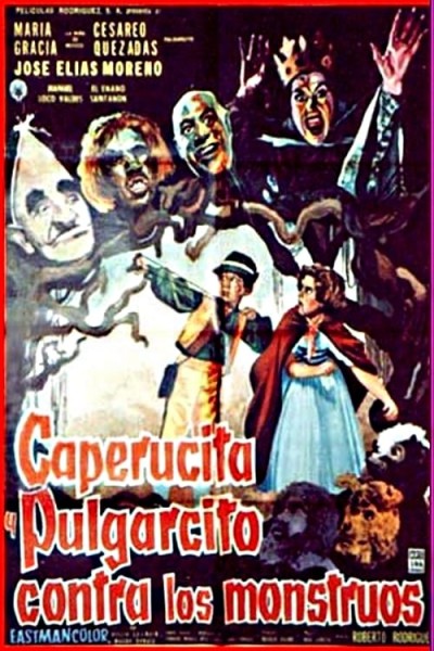 Caratula, cartel, poster o portada de Caperucita y Pulgarcito contra los monstruos