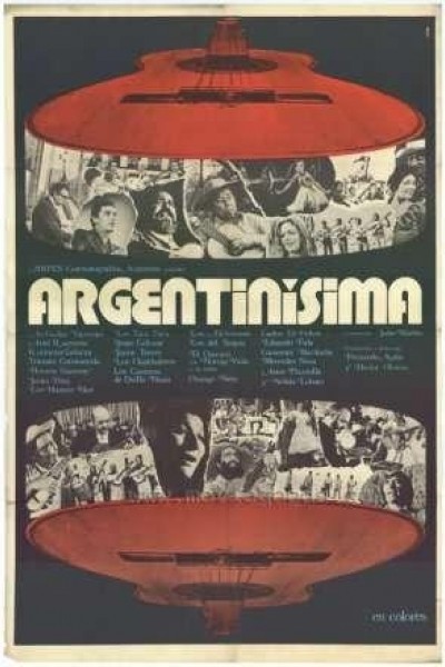 Caratula, cartel, poster o portada de Argentinísima