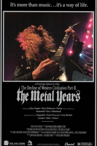 Caratula, cartel, poster o portada de The Decline of Western Civilization Part II: The Metal Years