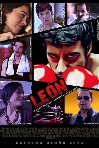 Caratula, cartel, poster o portada de León