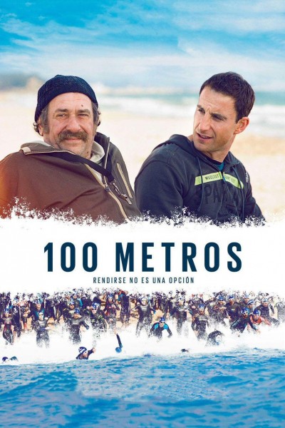 Caratula, cartel, poster o portada de 100 metros