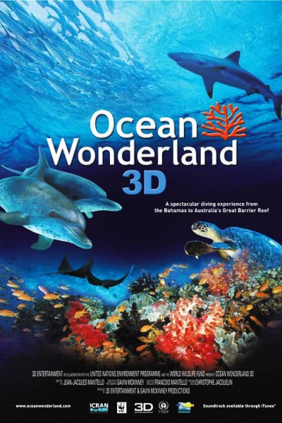 Caratula, cartel, poster o portada de Un mundo maravilloso en el Oceano 3D