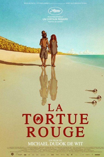 Caratula, cartel, poster o portada de La tortuga roja