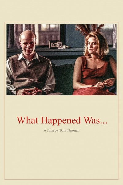 Caratula, cartel, poster o portada de What Happened Was…