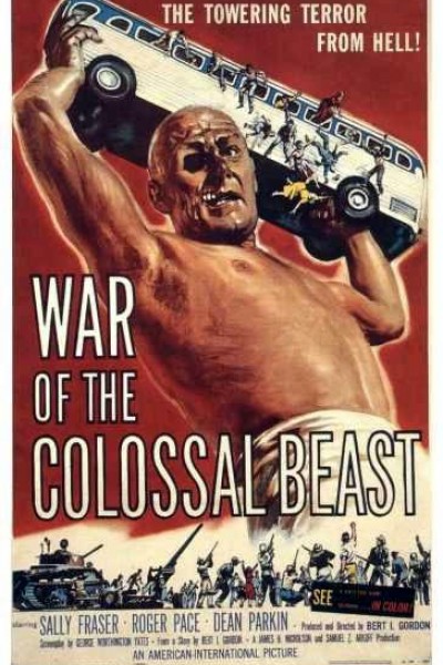 Caratula, cartel, poster o portada de La guerra de la bestia gigante