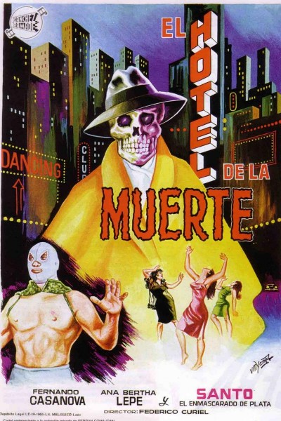 Caratula, cartel, poster o portada de Santo en el hotel de la muerte