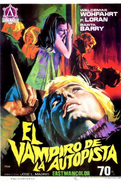 Caratula, cartel, poster o portada de El vampiro de la autopista