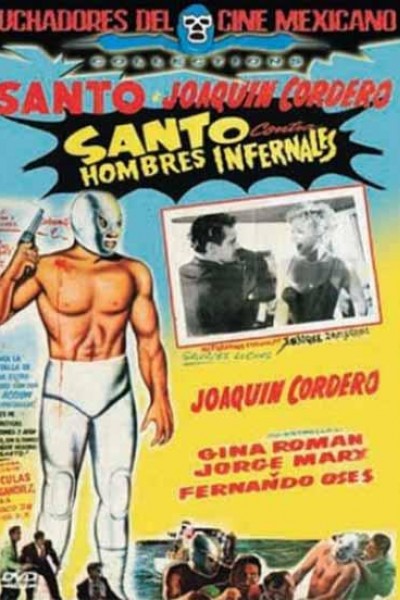 Caratula, cartel, poster o portada de Santo contra hombres infernales