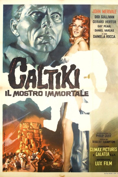 Caratula, cartel, poster o portada de Caltiki, el monstruo inmortal