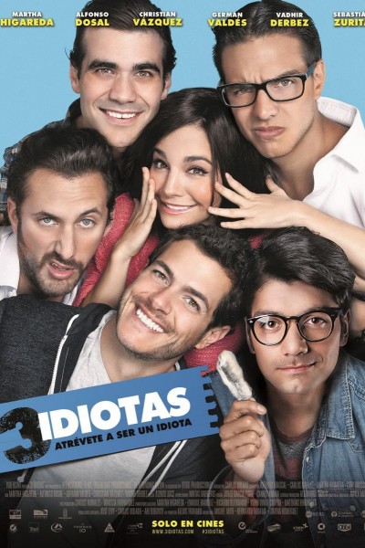 Caratula, cartel, poster o portada de 3 idiotas