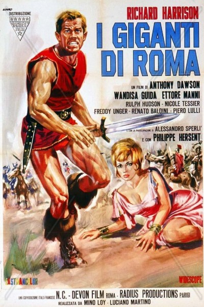 Caratula, cartel, poster o portada de Los gigantes de Roma