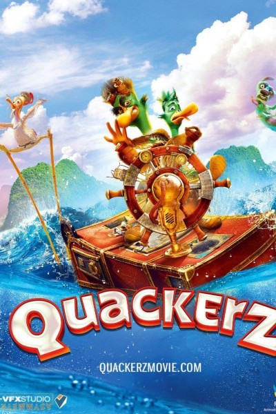 Caratula, cartel, poster o portada de Quackers, la leyenda de los patos