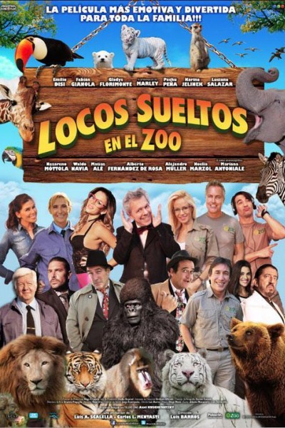 Caratula, cartel, poster o portada de Locos sueltos en el zoo