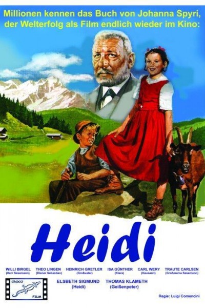 Caratula, cartel, poster o portada de Heidi