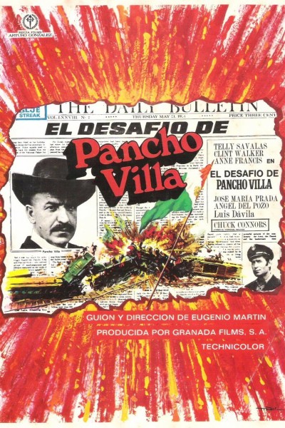 Caratula, cartel, poster o portada de El desafío de Pancho Villa