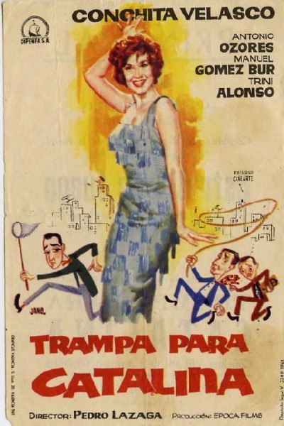 Caratula, cartel, poster o portada de Trampa para Catalina