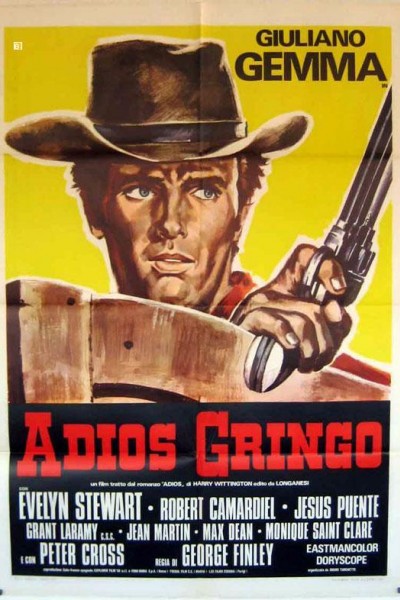 Caratula, cartel, poster o portada de Adiós, gringo