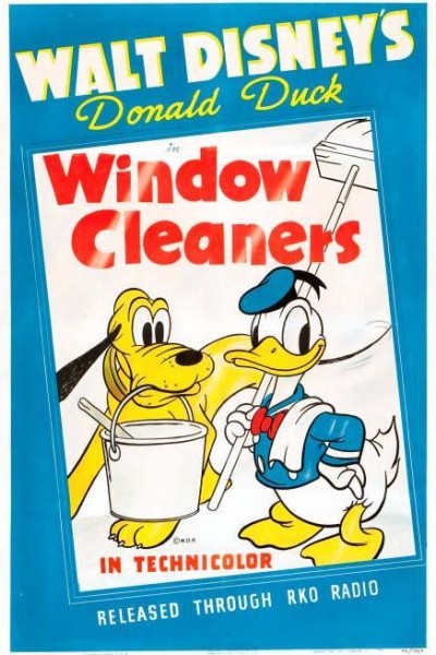 Caratula, cartel, poster o portada de Pato Donald: Limpiadores de ventanas
