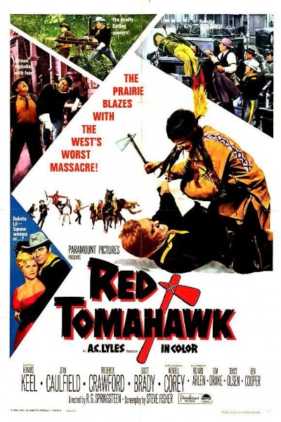 Caratula, cartel, poster o portada de Tomahawk rojo