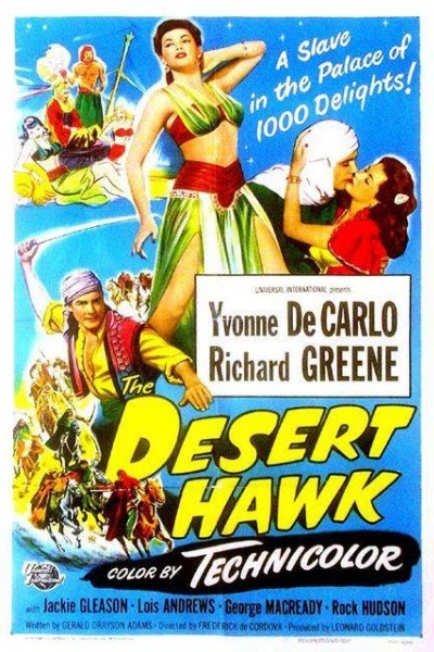 Caratula, cartel, poster o portada de El halcón del desierto
