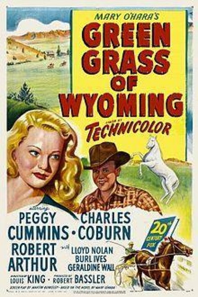 Caratula, cartel, poster o portada de Los verdes pastos de Wyoming