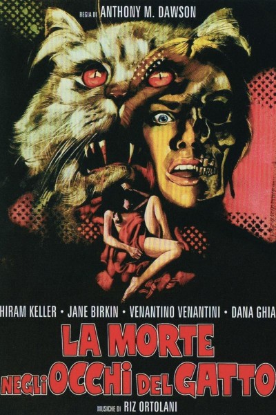Caratula, cartel, poster o portada de Siete muertos en el ojo del gato