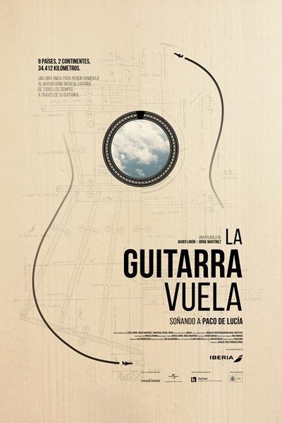 Caratula, cartel, poster o portada de La guitarra vuela. Soñando a Paco de Lucía