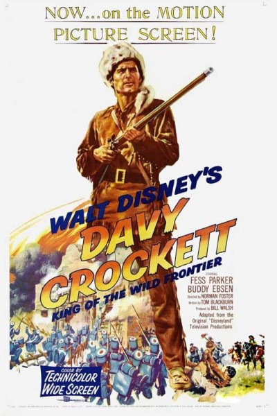 Caratula, cartel, poster o portada de Davy Crockett, rey de la frontera