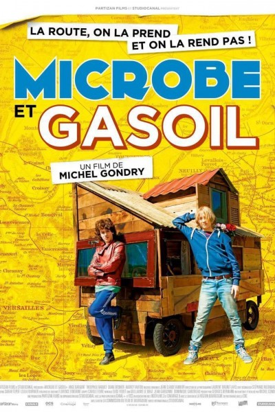 Caratula, cartel, poster o portada de La loca historia de Microbio y Gasolina