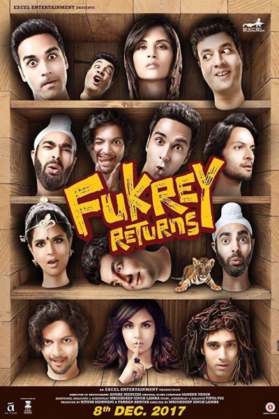 Caratula, cartel, poster o portada de Fukrey Returns