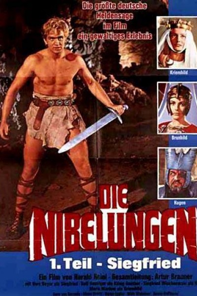 Caratula, cartel, poster o portada de Los nibelungos, 1ª parte: la muerte de Sigfrido