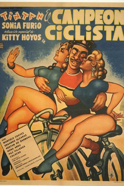 Caratula, cartel, poster o portada de El campeón ciclista