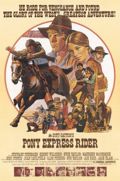 Caratula, cartel, poster o portada de Pony Express Rider