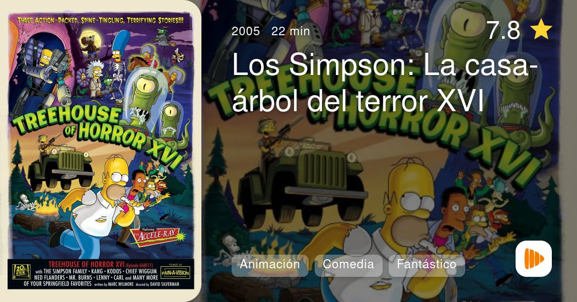 Los Simpson La casa árbol del terror XVI PlayMax