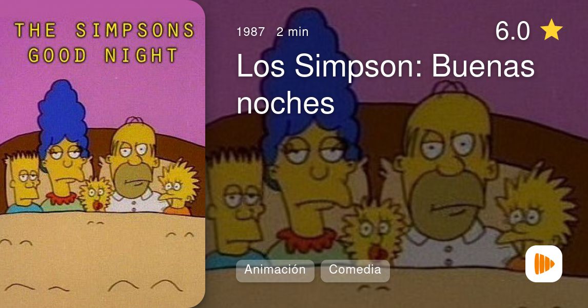 Los Simpson Buenas Noches Playmax