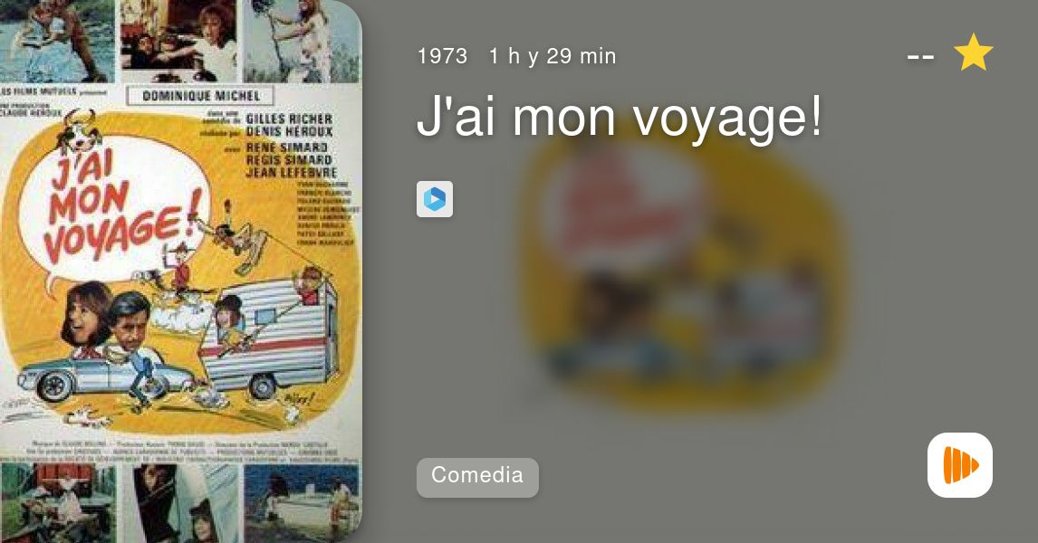 j'ai mon voyage meaning