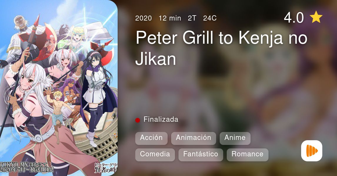 El anime Peter Grill to Kenja no Jikan tendrá una segunda temporada