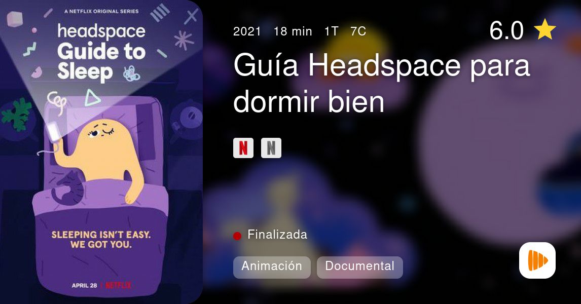 Guía Headspace para dormir bien - Serie 2021 