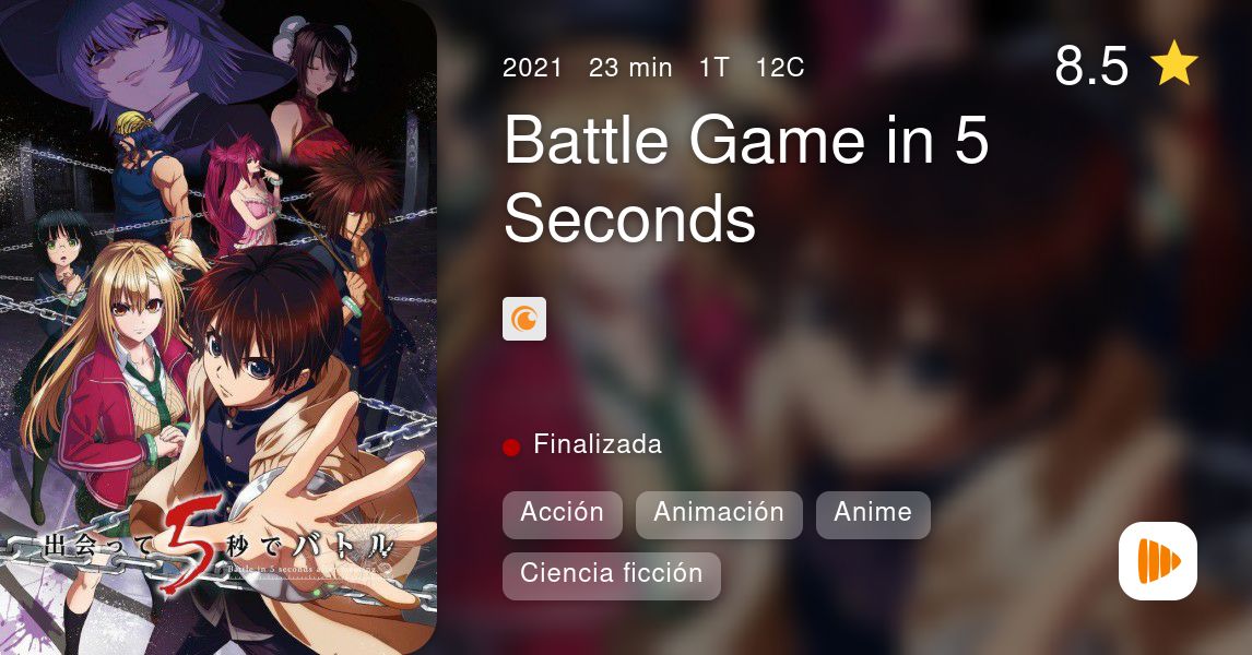 Battle Game in 5 Seconds Sofista - Assista na Crunchyroll
