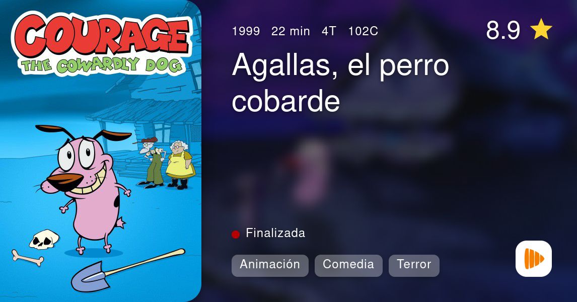 Agallas, el perro cobarde PlayMax