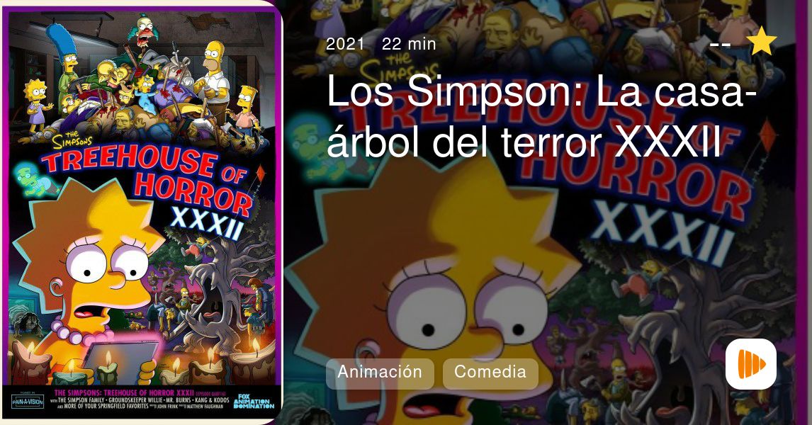 Los Simpson La Casa Rbol Del Terror Xxxii Playmax