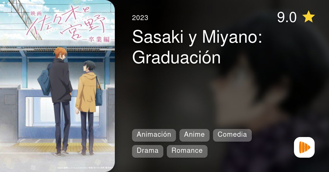El romance de Sasaki y Miyano continuará con una película, y ya tenemos  fecha de estreno en streaming para la graduación más esperada del año