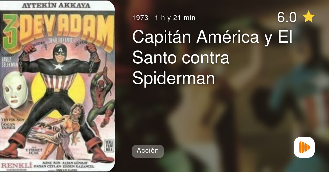Capitán América y El Santo contra Spiderman - PlayMax