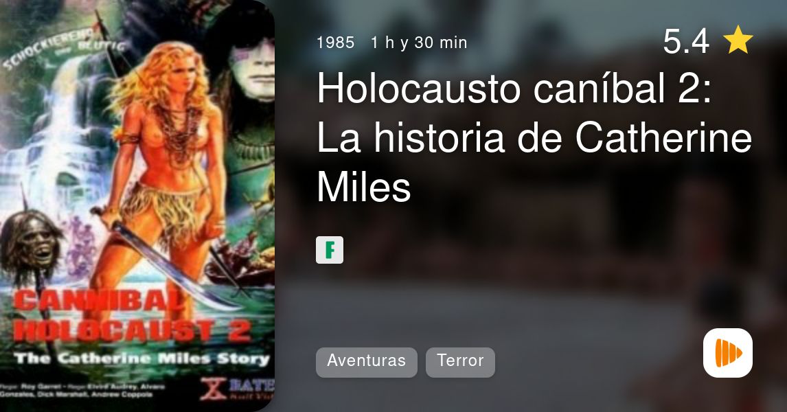 cannibal holocaust 2 the catherine miles story