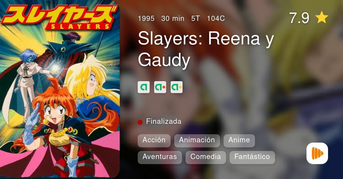 La magia de Slayers: Reena y Gaudy