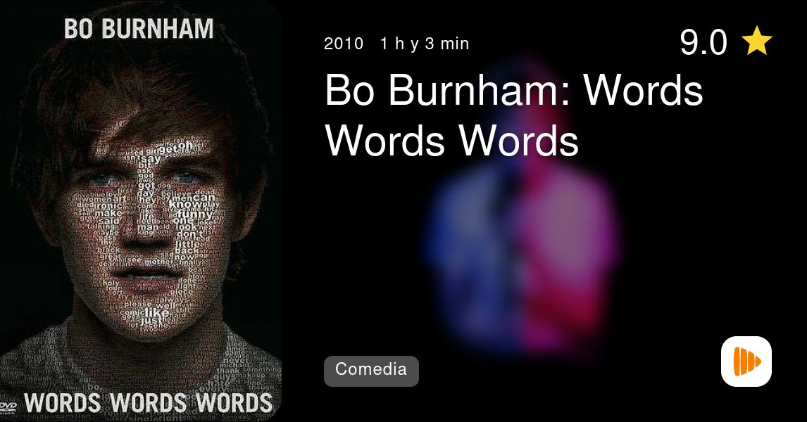 Bo Burnham Words Words Words Playmax