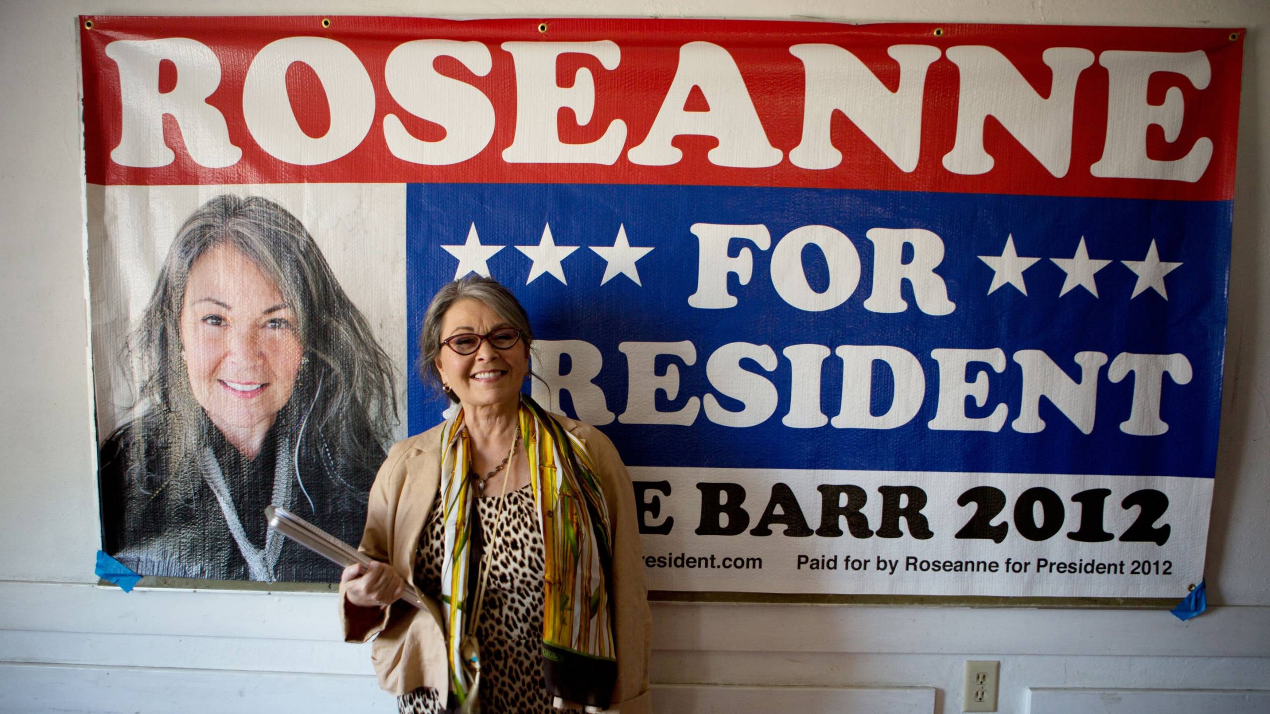 Cubierta de Roseanne for President!