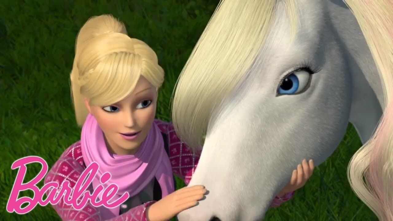 Cubierta de Barbie y sus hermanas en Una aventura de caballos