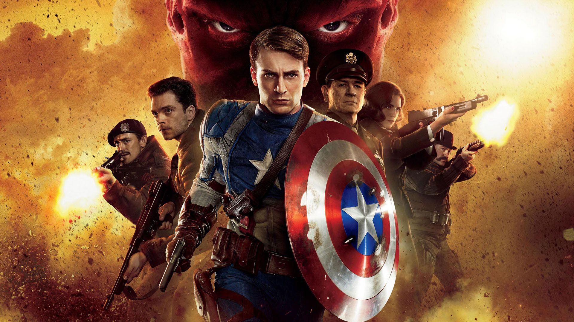 Cubierta de Capitán América: El primer vengador